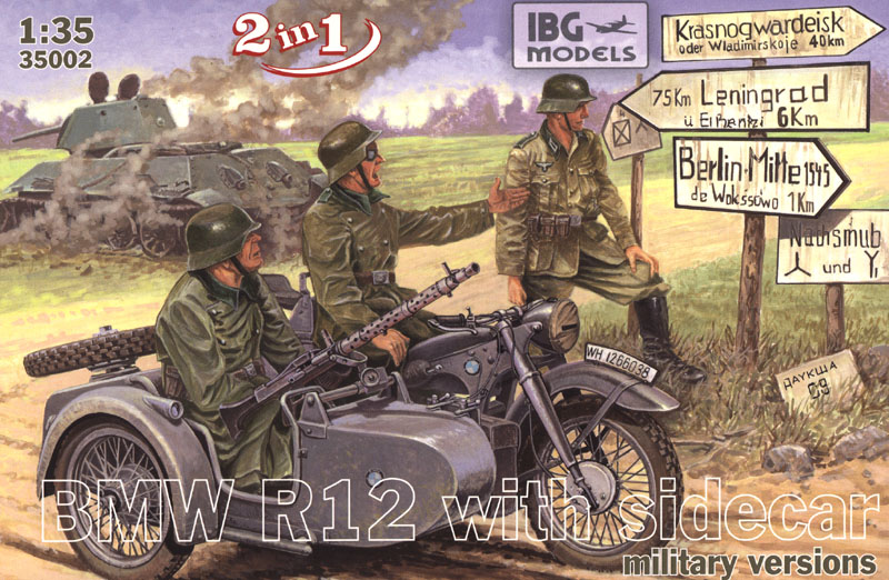 Net-Maquettes — BMW R12 militar com sidecar