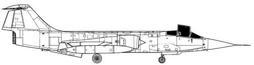IPMS Nederland — F-104G, cockpit, assento e compartimento eletrónico