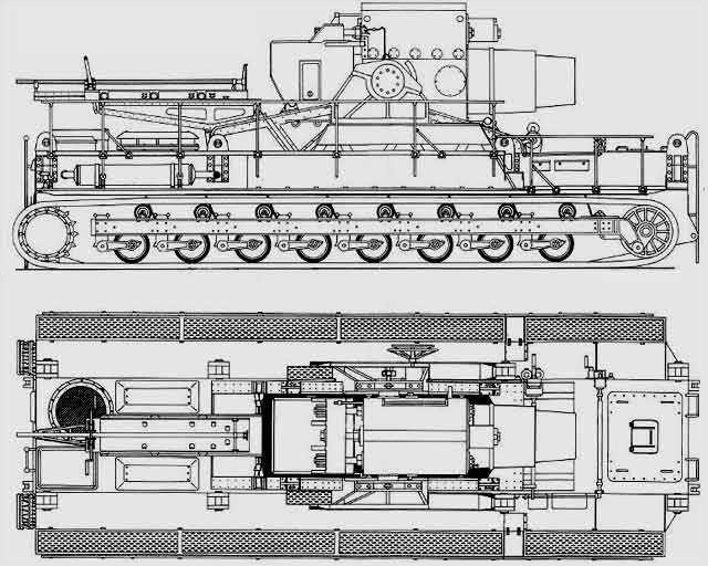 Tank Encyclopedia / AFV — Karl-Gerät: galeria, esquemas e transporte ferroviário