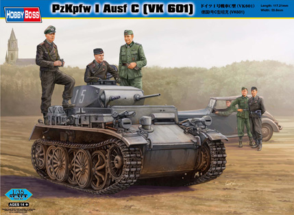 Net-Maquettes — Pz.Kpfw.I Ausf.C / VK 601, história e fotografias da configuração