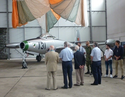 AEFA/FAP — F-84G 5131 recuperado para o Museu do Ar, com fotografias
