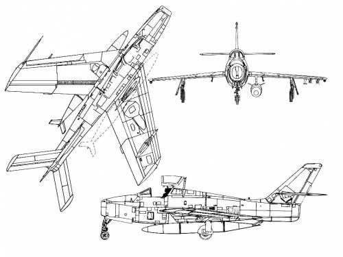 IPMS Nederland — F-84F Thunderstreak, mais de quatro células