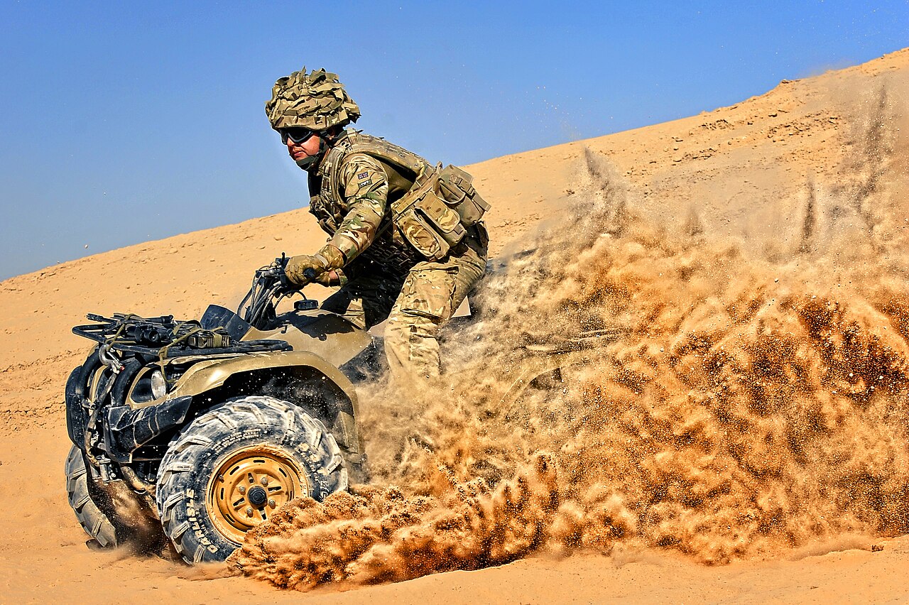 Commons — MOD: Yamaha Grizzly 450 no Afeganistão